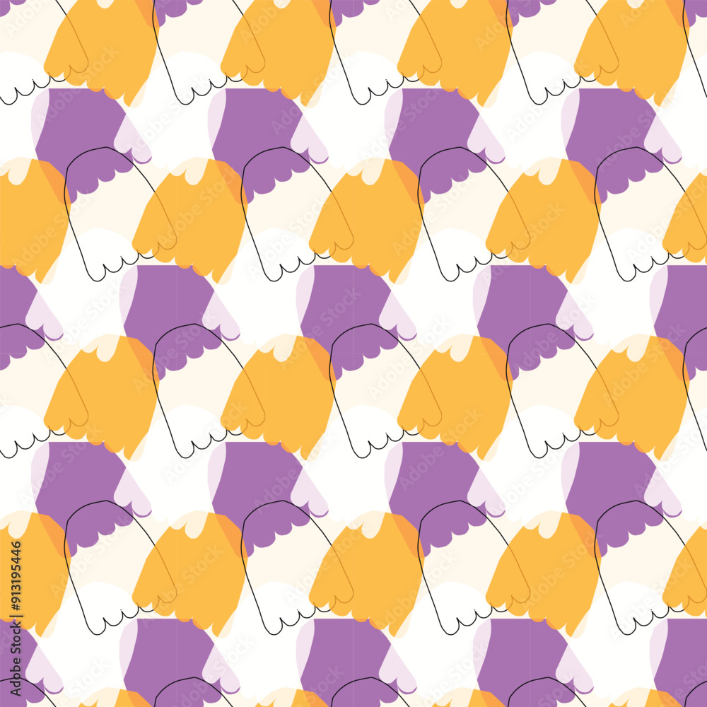 Collection of autumn patterns on the theme of Halloween. Patterns with Witches, snakes, autumn leaves, pumpkins Collection of autumn patterns on the theme of Halloween. Patterns with Witches, snakes, autumn leaves, pumpkins