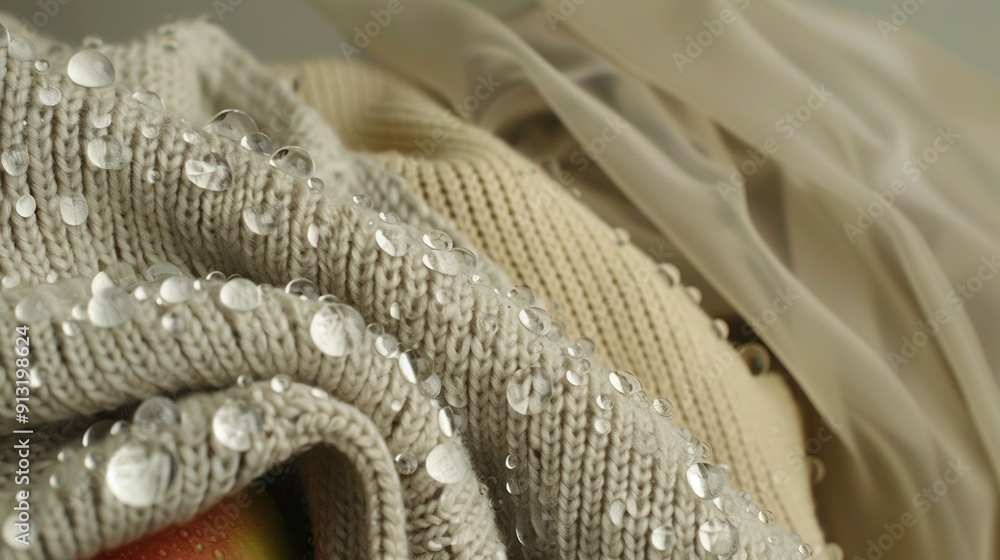 An apple rests atop a white cloth adorned with silver sequins and another white cloth covering it An apple rests atop a white cloth adorned with silver sequins and another white cloth covering it