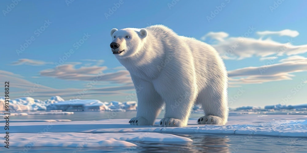 polar bear 3D animation cartoon style, colorful, happy, friendly, 3d cartoon, polar bear 3D animation cartoon style, colorful, happy, friendly, 3d cartoon,