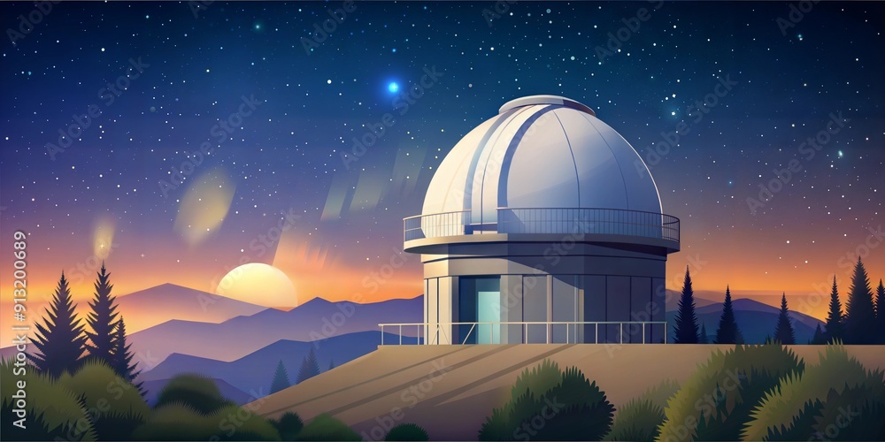 Obraz premium observatory background