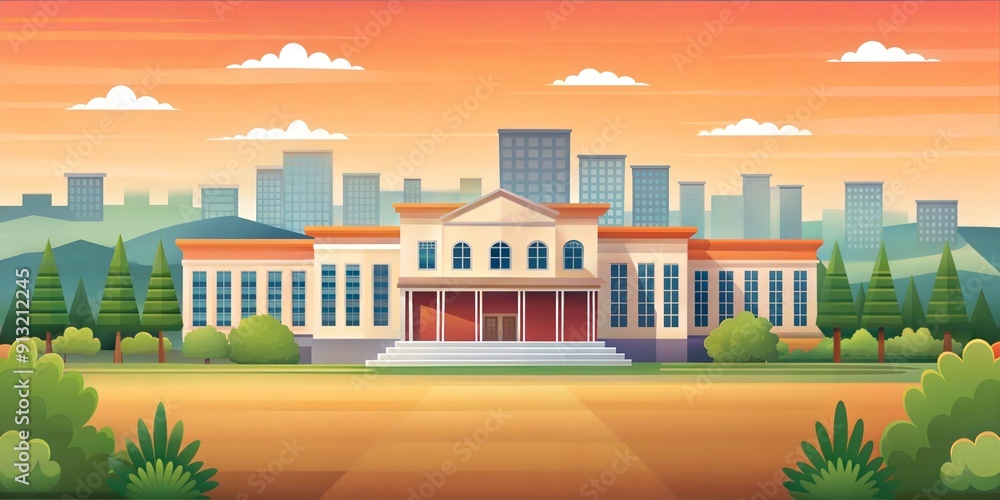 Obraz premium academy background