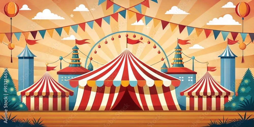 Obraz premium circus background