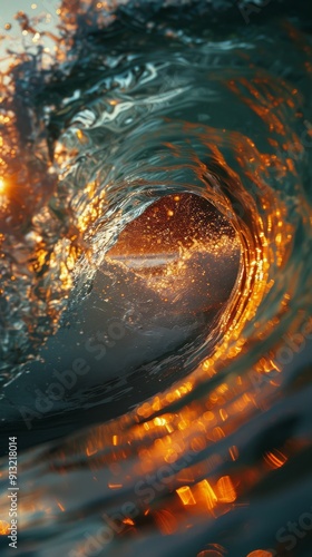 Close Up of Ocean Wave