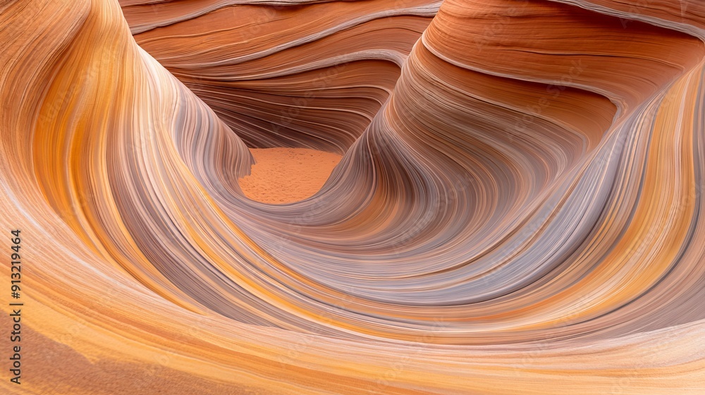 Colorful Geological Strata in a Canyon Colorful Geological Strata in a Canyon