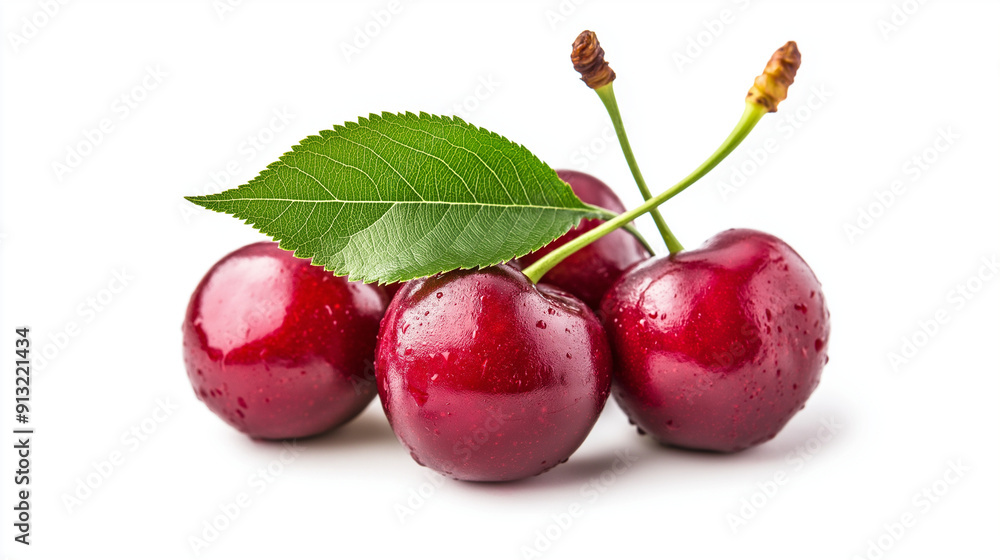 Cherry isolated on white background Cherry isolated on white background