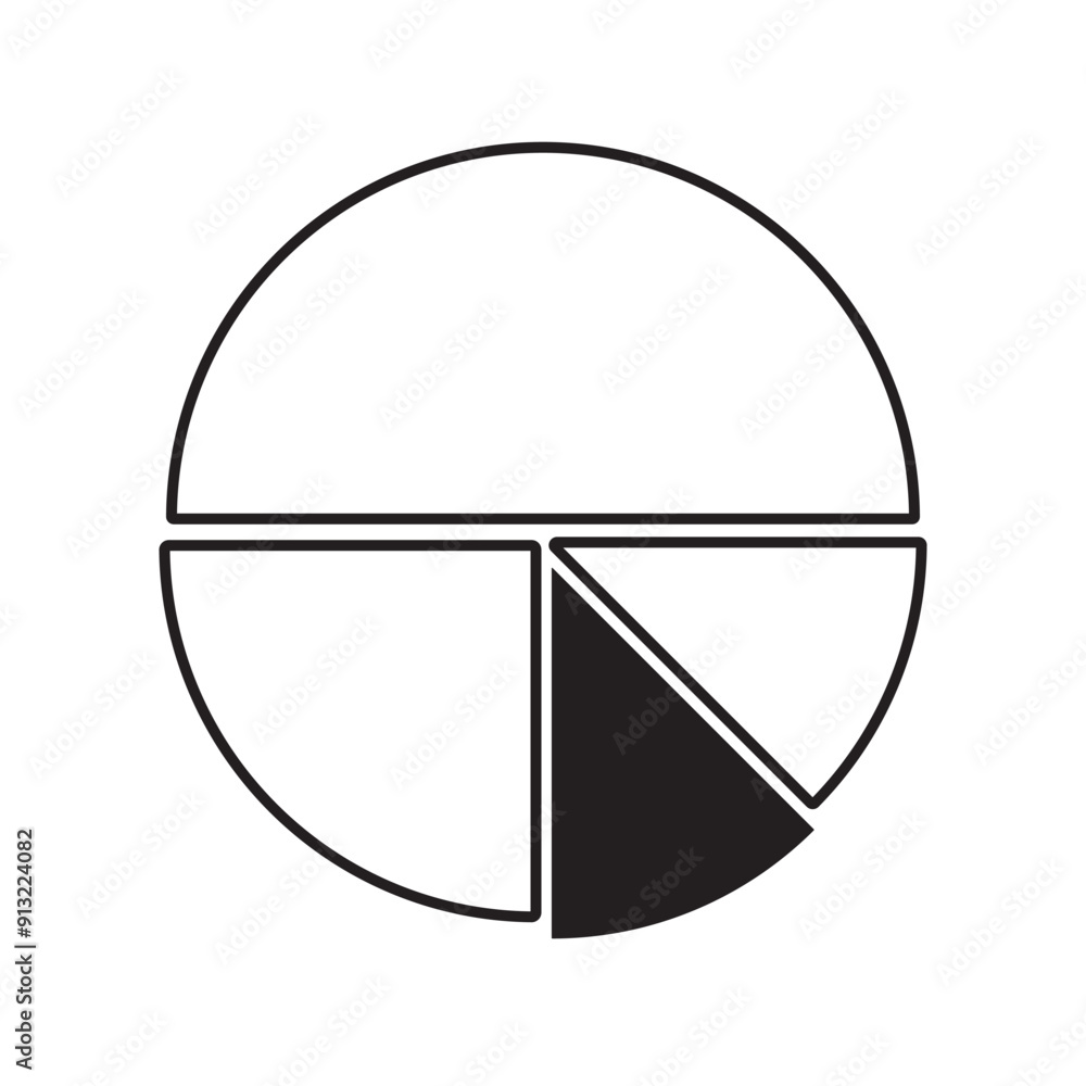 circle diagram icon vector illustration design template circle diagram icon vector illustration design template