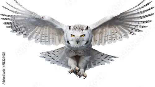 Snowy owl transparent background.