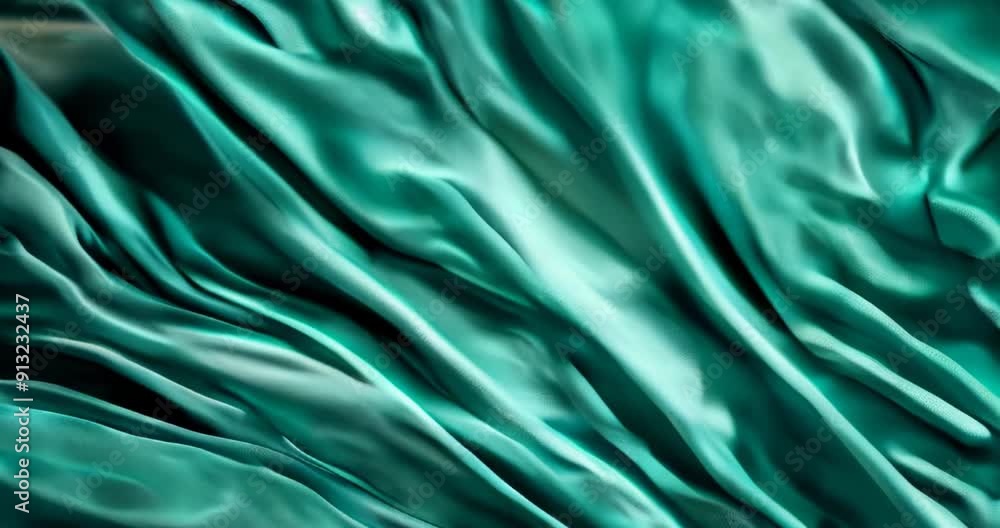 Elegant flowing satin fabric in slow motion for luxurious background video effects Elegant flowing satin fabric in slow motion for luxurious background video effects