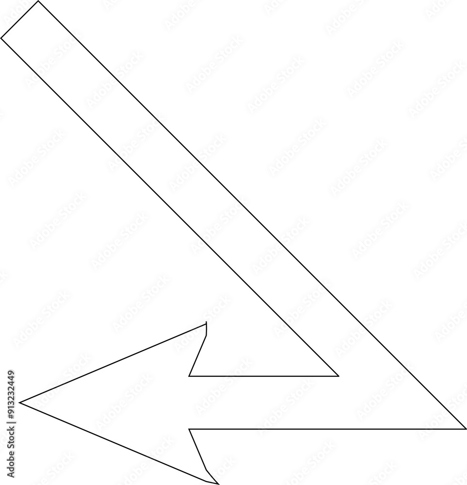 Arrow icon thin line style direction, traffic, forward, cursor Arrow icon thin line style direction, traffic, forward, cursor