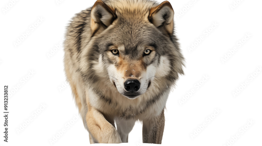 Wolf isolated transparent background. Wolf isolated transparent background.