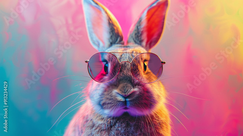 easter bunny in the wind