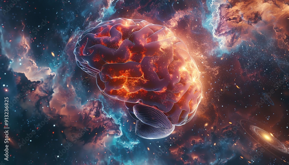 Planetary Visions digital photorealistic rendering of a frontal view of a vibrant ...