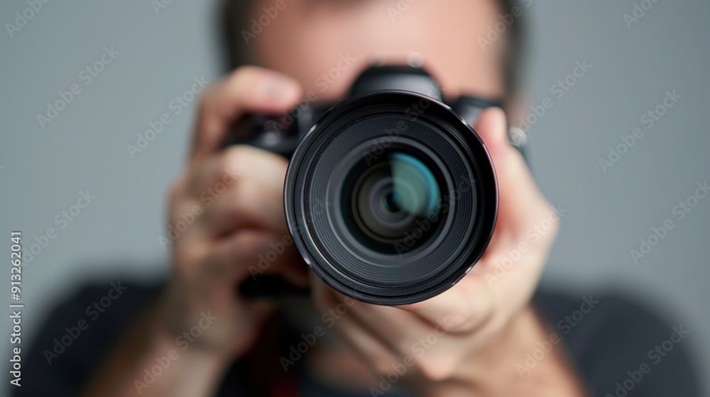 Precision in Photography: Professional Adjusting Camera Settings in Studio with Meticulousness Precision in Photography: Professional Adjusting Camera Settings in Studio with Meticulousness