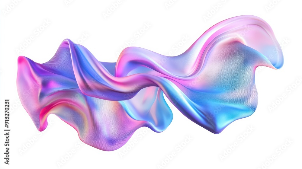 Abstract fluid shapes, 3d rendering illustration of colorful pastel color waves and cloth fabric floating in the air on white background. Modern art poster design with surrealistic twisted forms Abstract fluid shapes, 3d rendering illustration of colorful pastel color waves and cloth fabric floating in the air on white background. Modern art poster design with surrealistic twisted forms