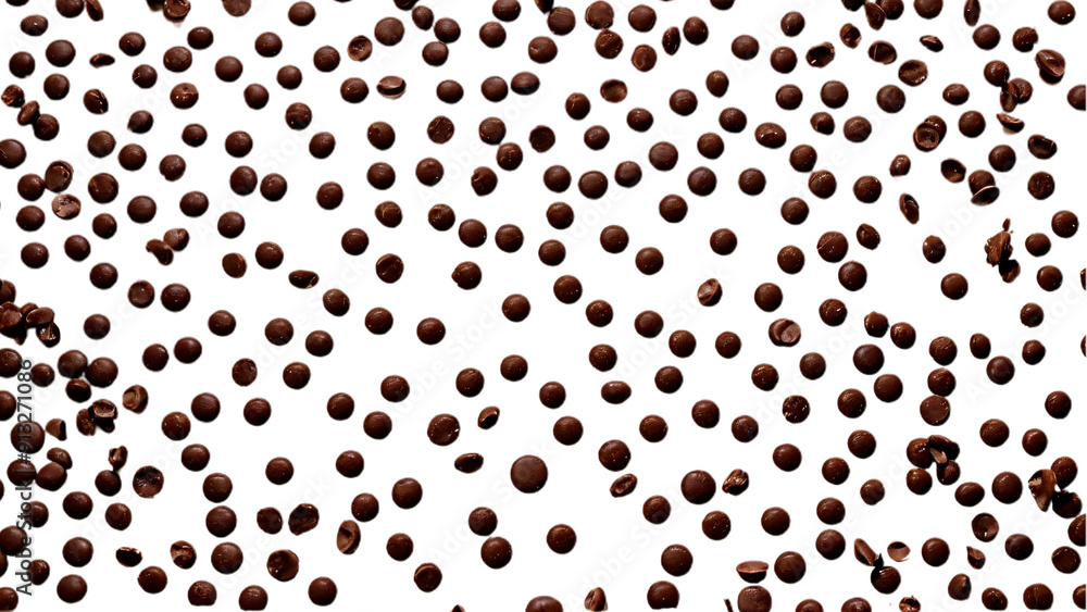 chocolate dots isolated on transparent background chocolate dots isolated on transparent background