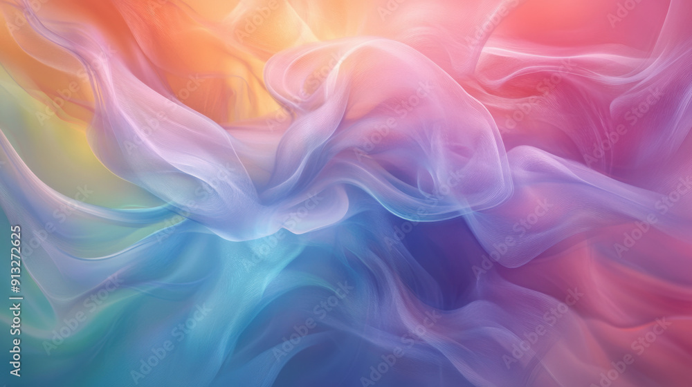 Ethereal Abstract Flowing Colors: Pastel Dreamscape. Ethereal Abstract Flowing Colors: Pastel Dreamscape.