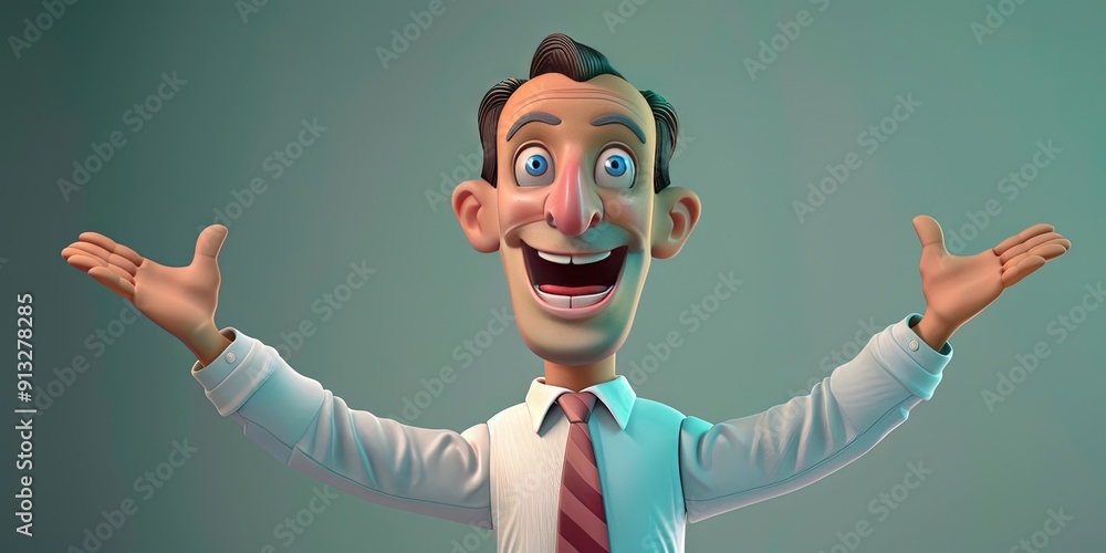 ceo 3D animation cartoon style, colorful, happy, friendly, ceo 3D animation cartoon style, colorful, happy, friendly,