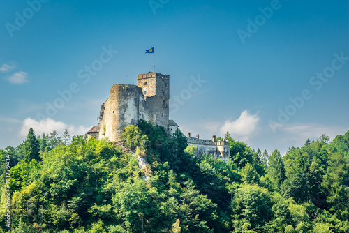 Niedzica Castle on a sunny day photo