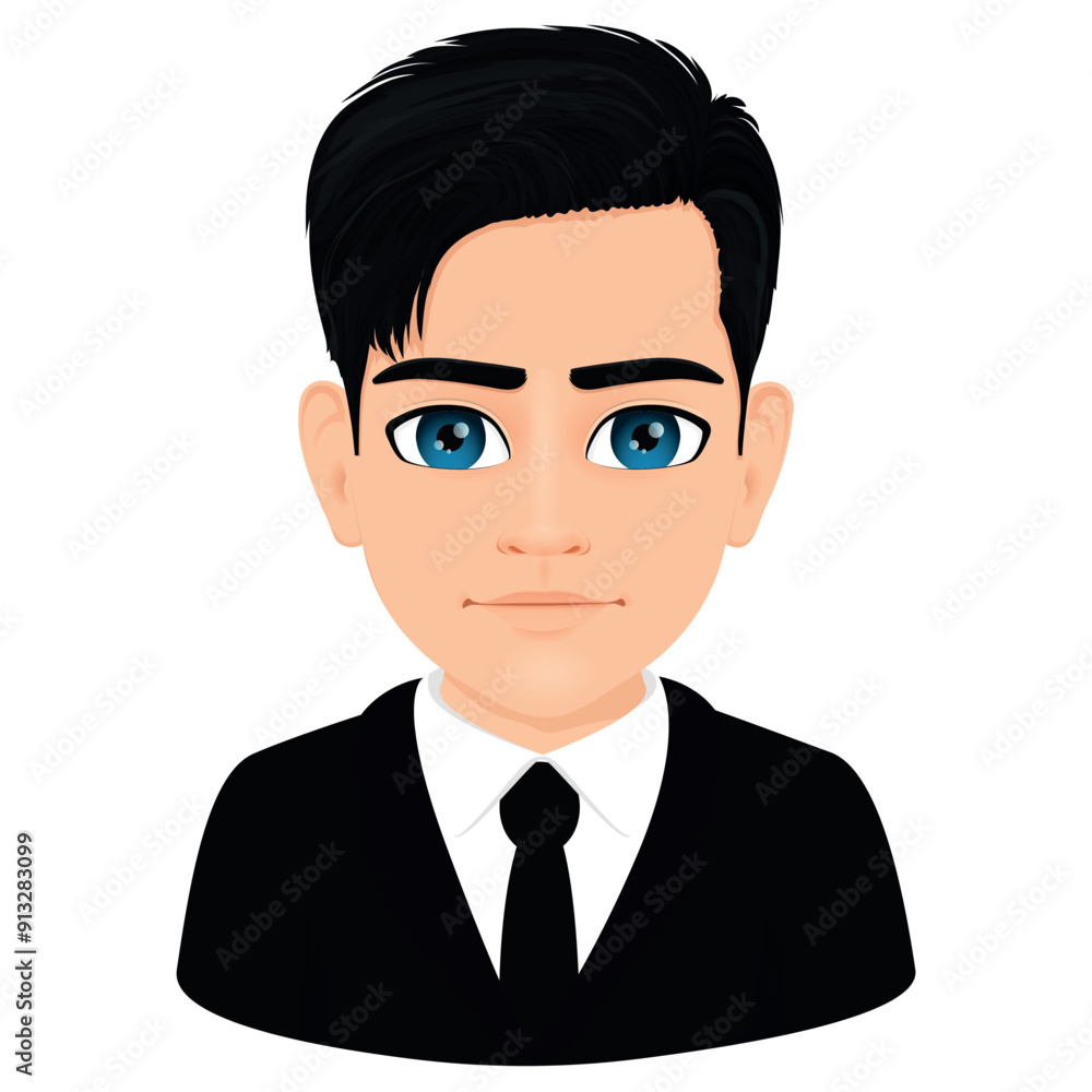 Portrait of charismatic male teacher or student Portrait of charismatic male teacher or student