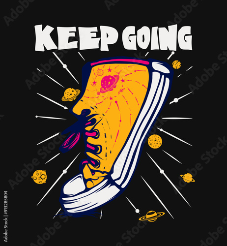 Shoes Vintage Design For t-shirt print, hoodie, streetwear, poster, and other