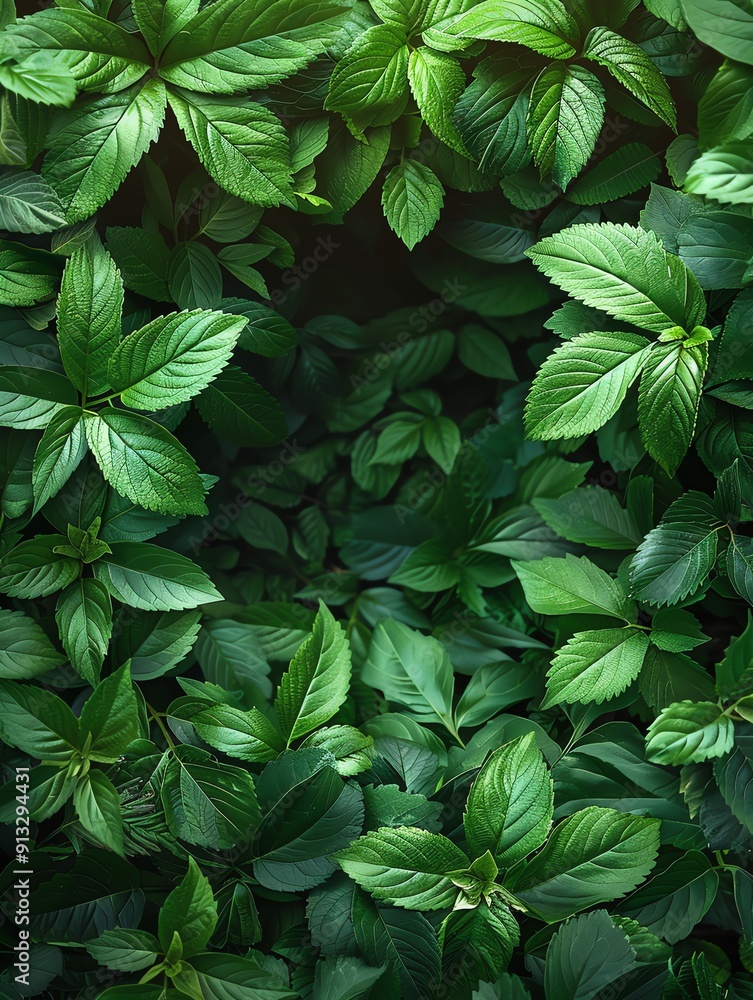 A lush green foliage background with vibrant leaves. Perfect for nature themes. A lush green foliage background with vibrant leaves. Perfect for nature themes.