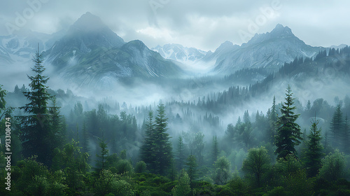 Misty Mountain Forest