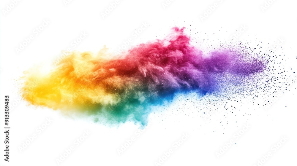 Fototapeta premium Colorful Powder Explosion