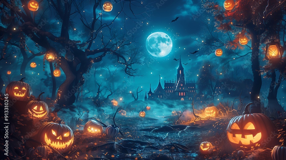 hallowen background with pumpkin hallowen background with pumpkin