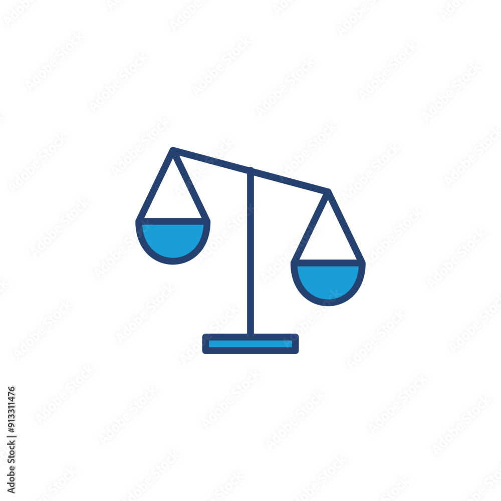Scales icon vector. Law scale icon. Scales vector icon. Justice Scales icon vector. Law scale icon. Scales vector icon. Justice