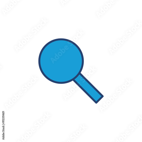 Search icon vector. search magnifying glass icon