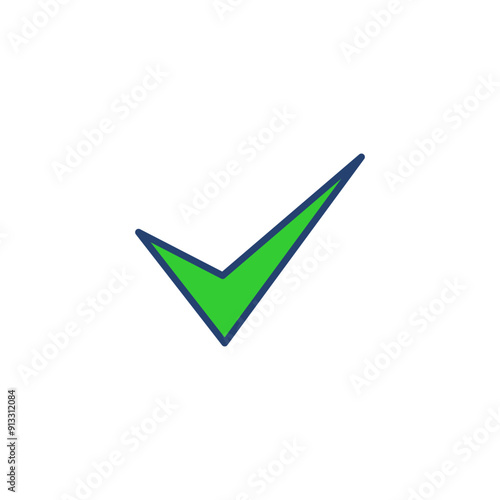 Free Download Check mark icon vector. Check mark icon. Tick mark symbol vector - GFXLoad