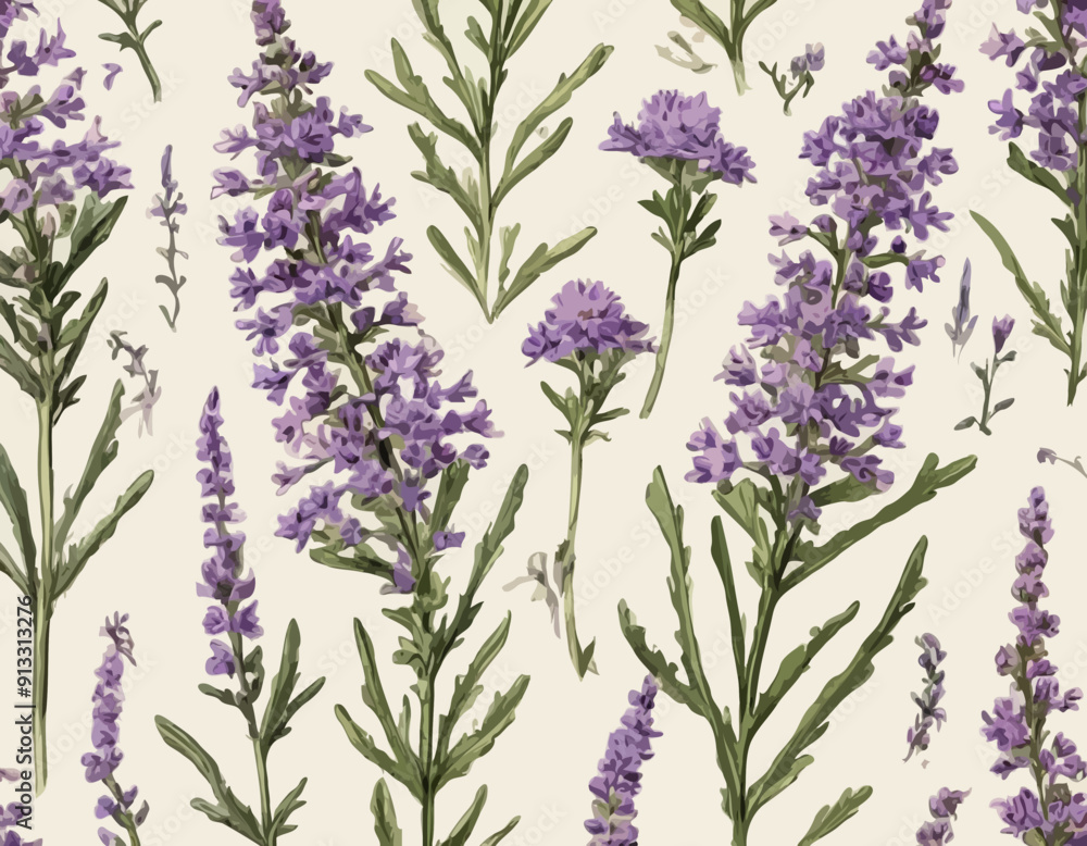 Antique botany illustration of wild flowers: Upright Spiked Sea Lavender, Statice binervosa
Antique botany illustration of wild flowers: Upright Spiked Sea Lavender, Statice binervosa