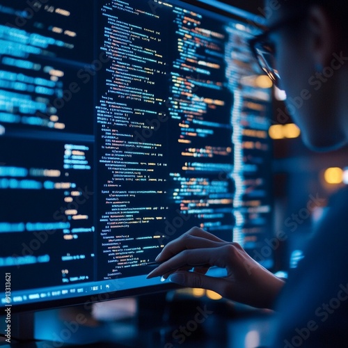 Abstract Black Texture pattern background