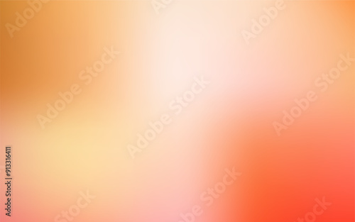 Light orange vector blurred pattern.