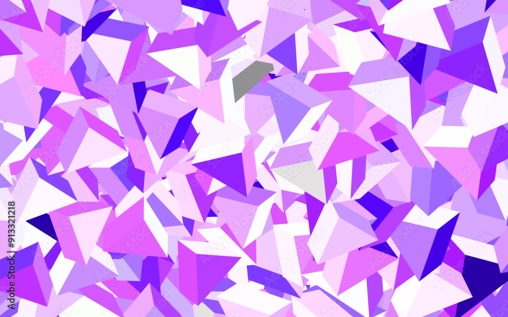 Light Purple vector backdrop with lines, triangles. Light Purple vector backdrop with lines, triangles.