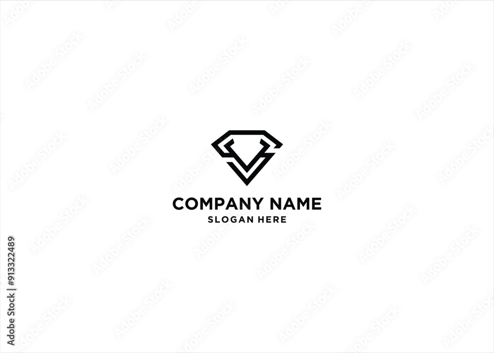 diamond initial s logo design vector diamond initial s logo design vector