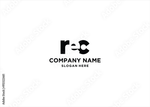 REC Logo Letter Monogram Design