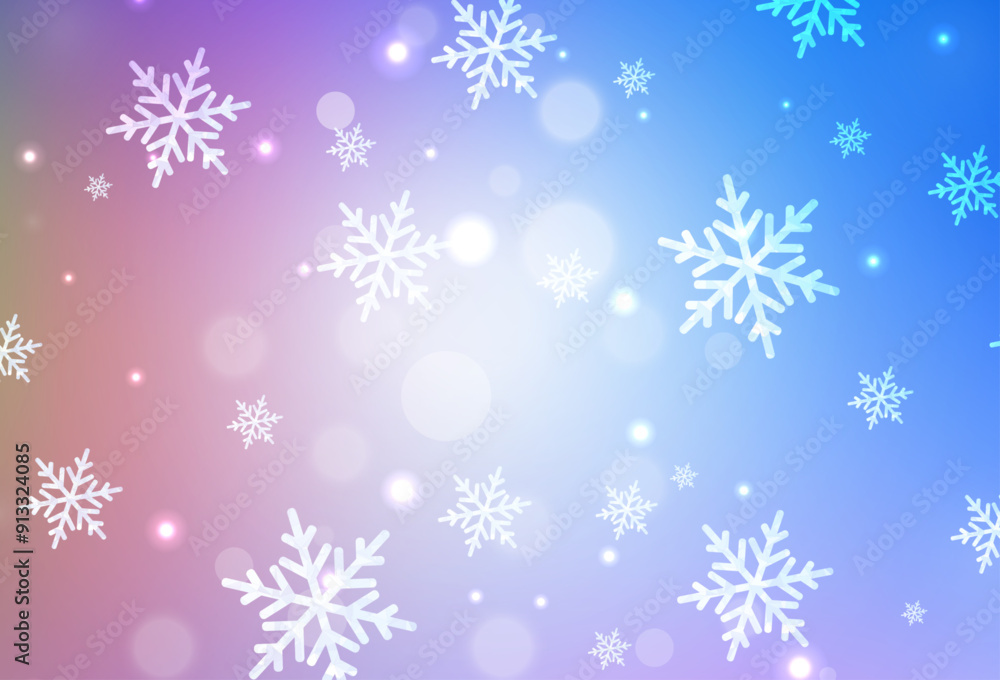 Light Blue, Red vector layout in New Year style. Light Blue, Red vector layout in New Year style.