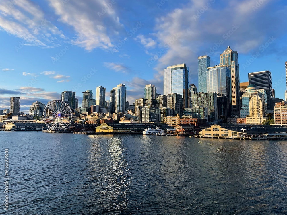seattle skyline cityscape seattle skyline cityscape