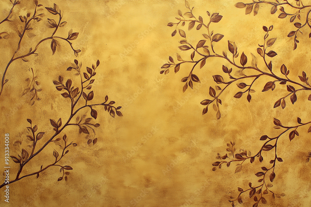 Bare Canvas with Unique Ochre Background Patterns Bare Canvas with Unique Ochre Background Patterns