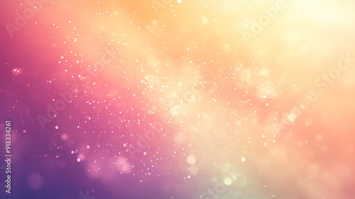 fondo con textura en degradado en color rosa y naranja con destellos de luz un cielo en el espacio brillante con estrellas con espacio de copia