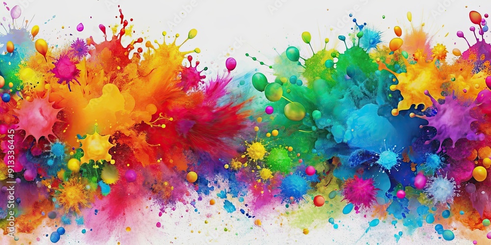 Vibrant splashes of color in a beautiful abstract pattern, colorful, splashes, vibrant, abstract, artistic, bright Vibrant splashes of color in a beautiful abstract pattern, colorful, splashes, vibrant, abstract, artistic, bright