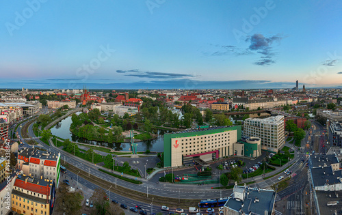 Panorama miejska Wrocław