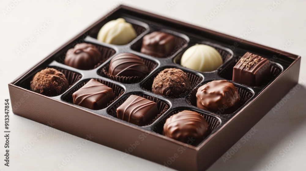 Assortment of Chocolates in a Box Assortment of Chocolates in a Box