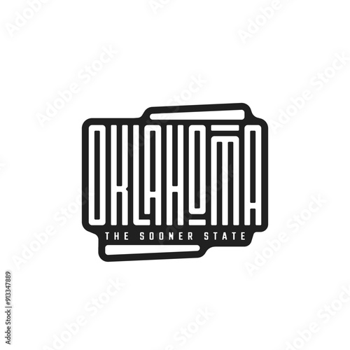 A Sticker of Oklahoma