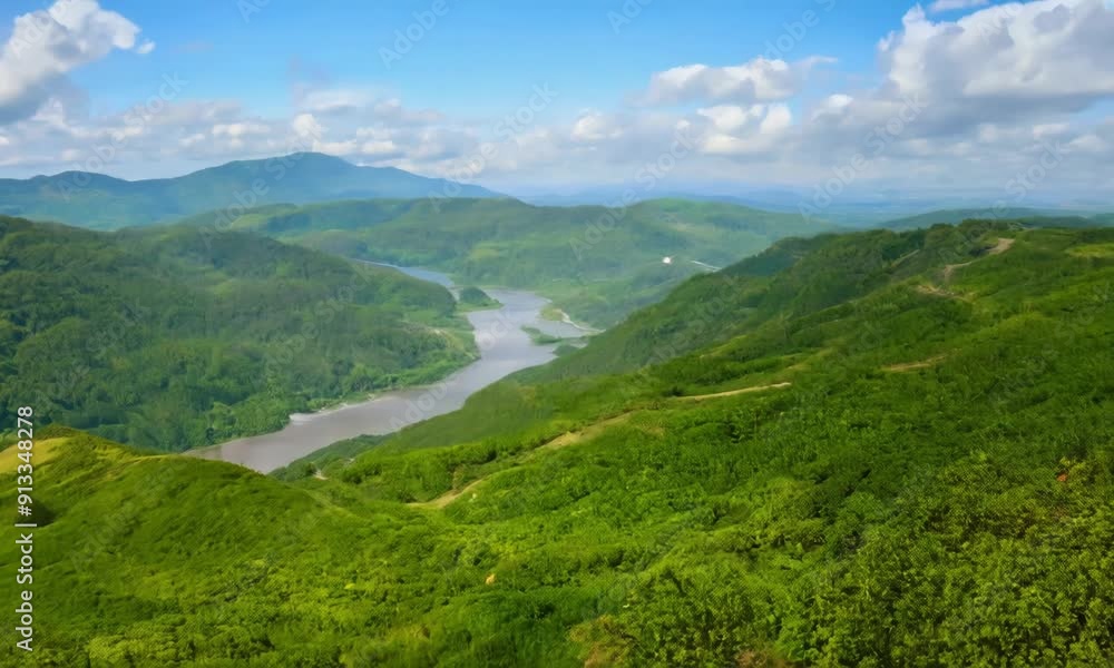 Scenic River Valley Panoramas Scenic River Valley Panoramas