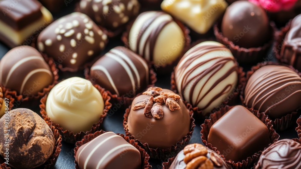 Assortment of Gourmet Chocolates Assortment of Gourmet Chocolates