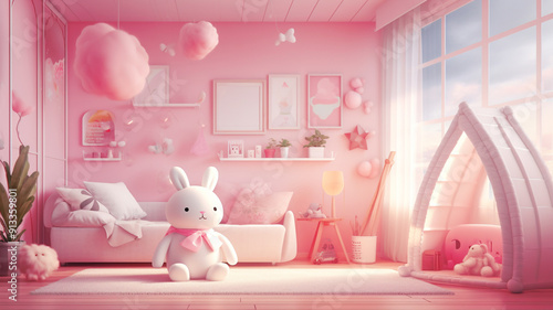 The Charming Kid’s Room Design of Creative and Fun Spaces for Young Imaginations. Ideal for use in interior design projects, home decor inspiration, and marketing materials