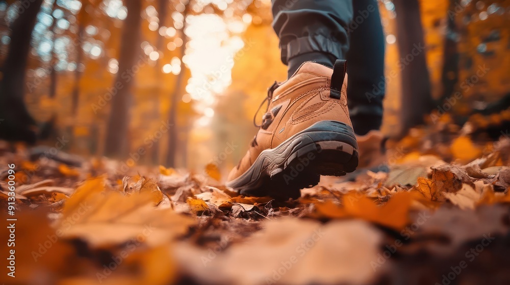 Fall hike, vibrant colors, scenic routes, dynamic action, inviting Fall hike, vibrant colors, scenic routes, dynamic action, inviting