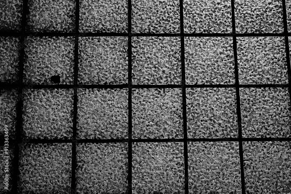 Naklejka premium タイル張りの地面